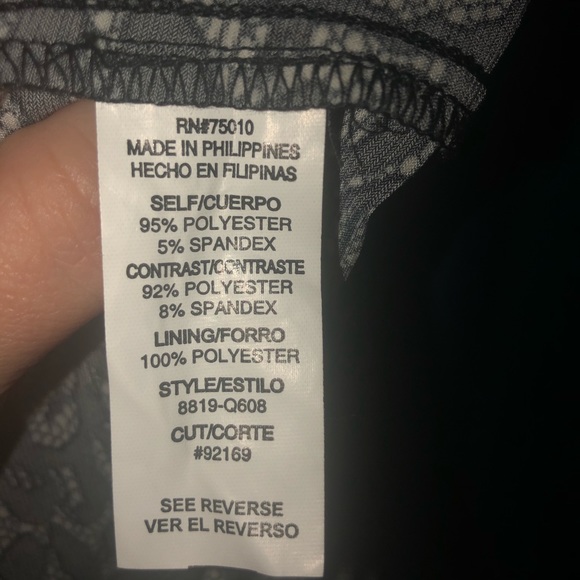 City Triangles S party dress lace print pockets - Picture 8 of 8